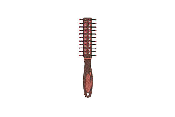 A Designer's Review of the Round Hair Brush Embroidery File