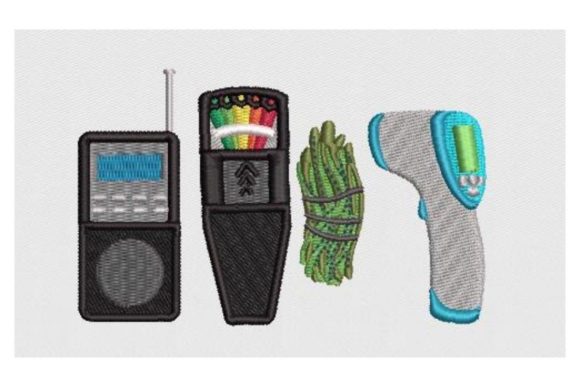A Ghost Hunting Design for Halloween Embroidery Products