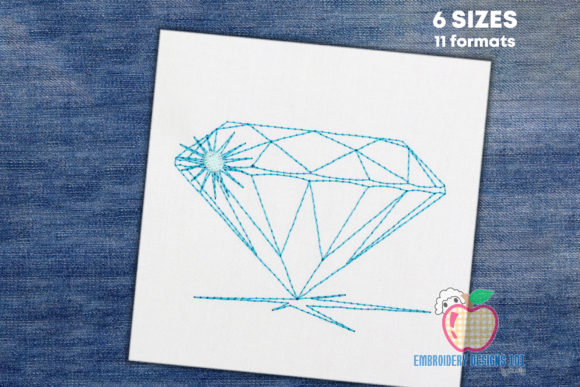 Blue Diamond Line Art: A Designer's Review for Business Merch