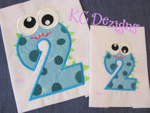 Embroidery Review: Silly Monster Number 2 Applique
