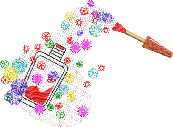 Flowers and Nail Polish: A Boutique Designer's Embroidery Review