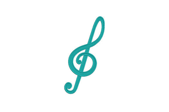 Music Notes Embroidery: A Simple Design with Seasonal Charm